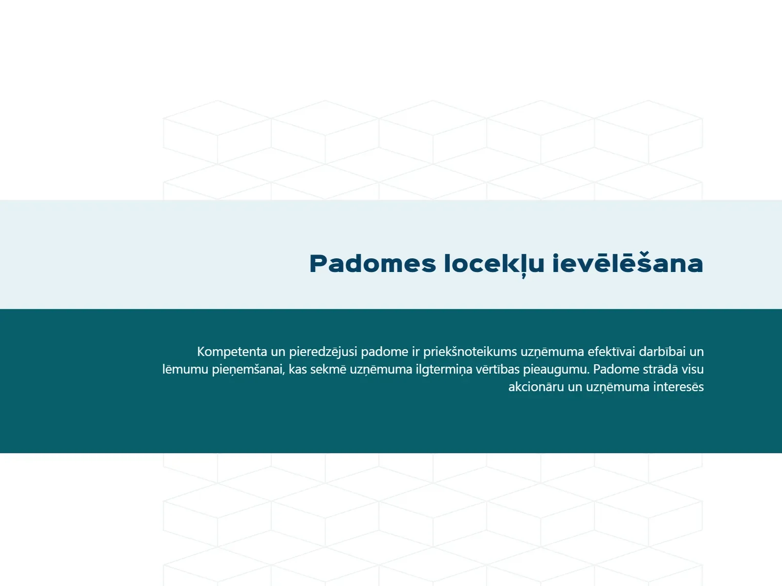 KORPORATĪVĀS PĀRVALDĪBAS KODEKSS