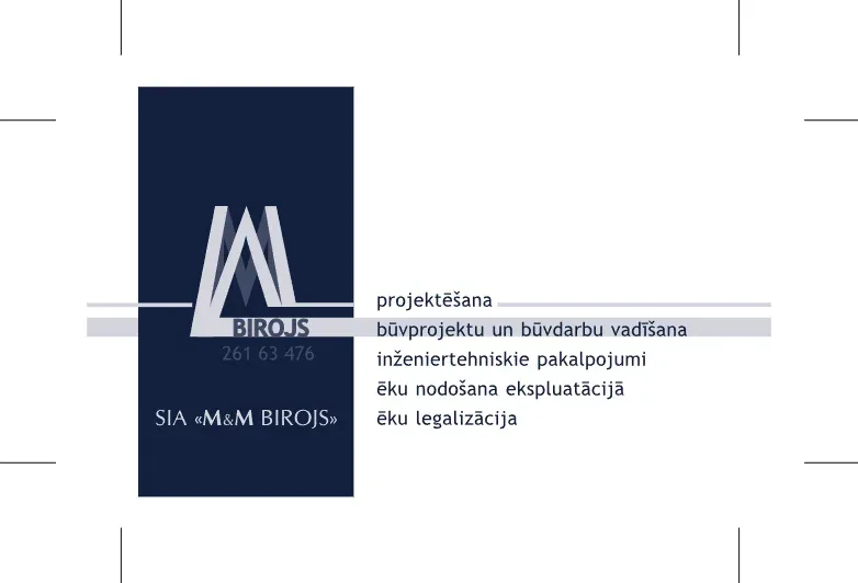 Vizītkartes uzmetums