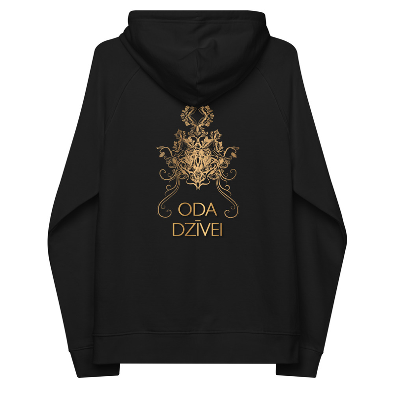 "Oda Dzīvei" fanu džemperis (melns/balts) - attēls 5